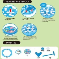 Brighten Schreibtischspielzeug Für Kinder Rette Den Kleinen Pinguin Und Breche Das Eiswürfelspiel 9 Brighten Schreibtischspielzeug Für Kinder Rette Den Kleinen Pinguin Und Breche Das Eiswürfelspiel -Spielzeugladen 29688422 04