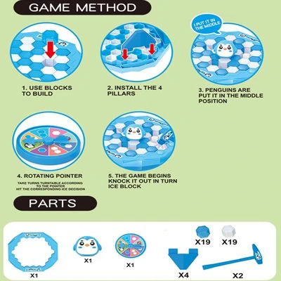 Brighten Schreibtischspielzeug Für Kinder Rette Den Kleinen Pinguin Und Breche Das Eiswürfelspiel 4 Brighten Schreibtischspielzeug Für Kinder Rette Den Kleinen Pinguin Und Breche Das Eiswürfelspiel – Bild 4