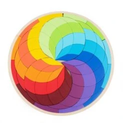 Brighten Bausteinspielzeug Für Kinder Regenbogenblöcke, Tangram