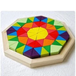 Brighten Bausteinspielzeug Für Kinder Regenbogenblöcke, Tangram -Spielzeugladen 29722497 05