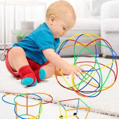 Debuy Spleißspielzeug Für Kinder DIY Strohbausteine 6 Debuy Spleißspielzeug Für Kinder DIY Strohbausteine – Bild 6