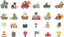 Janod Magneten ,,Rennwagen" 24 Stück