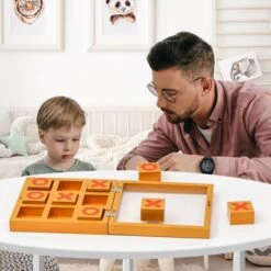 Syntek Tic-Tac-Toe Brettspiel-Bausteinspielzeug Für Die Frühe Bildung Von Kindern 9 Syntek Tic-Tac-Toe Brettspiel-Bausteinspielzeug Für Die Frühe Bildung Von Kindern -Spielzeugladen 29981198 04