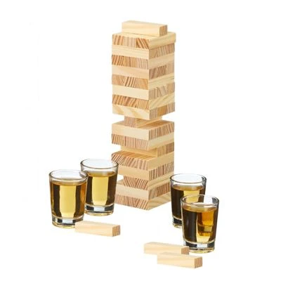 HTI-Living Trinkspiel Wackelturm Drunking Tower 1 HTI-Living Trinkspiel Wackelturm Drunking Tower