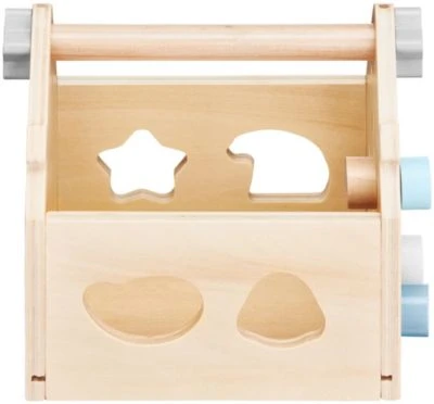 Mamabrum Sortierspiel Holzspielzeug Ab 1 Jahr Holzhaus Mit 8 Modellierblöcken 4 Mamabrum Sortierspiel Holzspielzeug Ab 1 Jahr Holzhaus Mit 8 Modellierblöcken – Bild 4