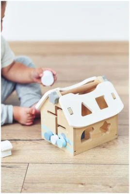 Mamabrum Sortierspiel Holzspielzeug Ab 1 Jahr Holzhaus Mit 8 Modellierblöcken 6 Mamabrum Sortierspiel Holzspielzeug Ab 1 Jahr Holzhaus Mit 8 Modellierblöcken – Bild 6