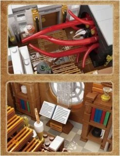 MOULD KING Klemmbausteine Architektur Magisches Haus 16037 11 MOULD KING Klemmbausteine Architektur Magisches Haus 16037 -Spielzeugladen 30164748 06