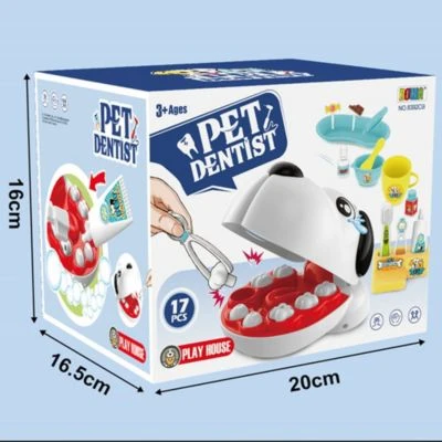 Syntek Kinderspielhaus Spielzeug Kinderspielhaus Arzt Spielzeug Hund Hund Zähne Ziehen Spielzeugset 5 Syntek Kinderspielhaus Spielzeug Kinderspielhaus Arzt Spielzeug Hund Hund Zähne Ziehen Spielzeugset – Bild 5