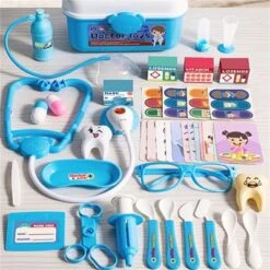 Syntek Kinderarzt-Rollenspielspielzeug Simulationsset Für Medizinische Spielzeugboxen Für Kinder