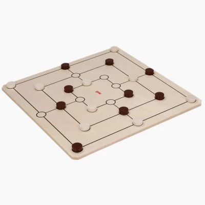 Goki XXL Spiele-Set Dame Und Mühle 1 Goki XXL Spiele-Set Dame Und Mühle