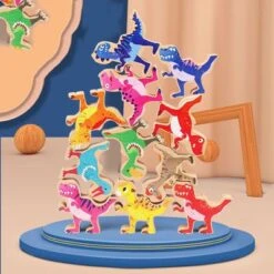 Syntek Kinder Dinosaurier Holz Tier Balance Blöcke Bord Spiele Spielzeug Pädagogische Stacking Hohe Gebäude Block Holz Spielzeug Jungen 7 Syntek Kinder Dinosaurier Holz Tier Balance Blöcke Bord Spiele Spielzeug Pädagogische Stacking Hohe Gebäude Block Holz Spielzeug Jungen -Spielzeugladen 30209133 02
