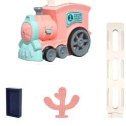 Debuy Kinder-Eisenbahn-Domino-Spielzeug Domino Zug Aufziehspielzeug