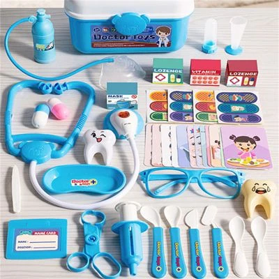 Enbaoxin Simulationsset Für Medizinische Spielzeugboxen Für Kinder Kinderarzt-Rollenspielspielzeug 1 Enbaoxin Simulationsset Für Medizinische Spielzeugboxen Für Kinder Kinderarzt-Rollenspielspielzeug