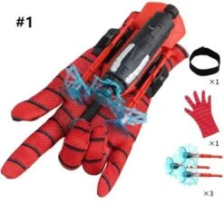 Syntek Spider Launcher Handschuh Spielzeug Soft Bullet Launchable Handschuhe Kinderspielzeug