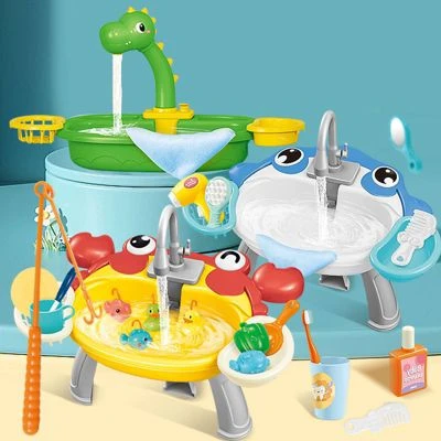 Syntek Angelspiel Set Elektrisch Fischfang Spielzeug Multifunktionales Waschbecken Mit Angelzugang 2 Syntek Angelspiel Set Elektrisch Fischfang Spielzeug Multifunktionales Waschbecken Mit Angelzugang – Bild 2