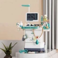 Syntek Kindersanitätskastenwagen Spielzeugset Arzt-Wagen Spielzeug Kinder Elektronisches Doktor-Trolley 9 Syntek Kindersanitätskastenwagen Spielzeugset Arzt-Wagen Spielzeug Kinder Elektronisches Doktor-Trolley -Spielzeugladen 30335494 04