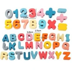 Enbaoxin Threading Perlen Spiel Pädagogisches Spielzeug Für Baby Kinder Kinder Cartoon Tiere Obst Anzahl Brief Holz Spielzeug Bespannen -Spielzeugladen 30437222 06