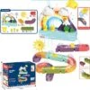 Syntek Wasserbahnspielzeug Für Kinder Rutschiges, Selbst Zusammengebautes Kinderspielzeug-Set