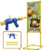 Decome Schießendes Elektrisches Spielzeug Für Kinder EVA Weiches Projektil Elektrisches Zielspielzeug Set