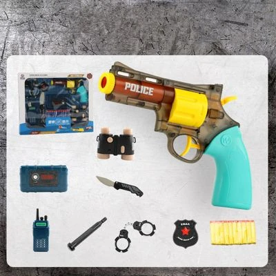 Decome Soft Bullet Wasserpistole Imitation Revolver Kinderspielzeug Spielzeugpistolenset Für Kinder 1 Decome Soft Bullet Wasserpistole Imitation Revolver Kinderspielzeug Spielzeugpistolenset Für Kinder