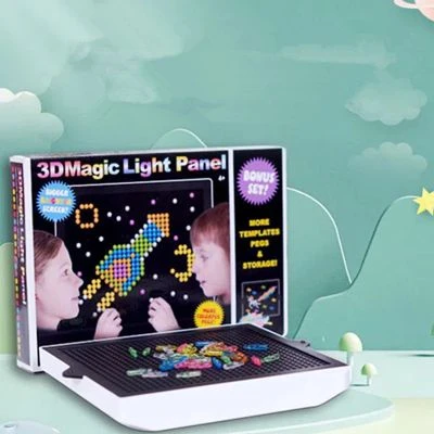 Decome 3D-Beleuchtung Puzzle Kinder Lernspielzeug Zusammengebautes Spielzeug Für Kinder In Pixel-Art 6 Decome 3D-Beleuchtung Puzzle Kinder Lernspielzeug Zusammengebautes Spielzeug Für Kinder In Pixel-Art – Bild 6