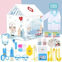 Decome Doctor Role Play Kit Und Zelt Spielzeug Für Rollenspiele
