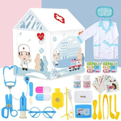 Decome Doctor Role Play Kit Und Zelt Spielzeug Für Rollenspiele 1 Decome Doctor Role Play Kit Und Zelt Spielzeug Für Rollenspiele