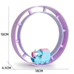 Decome Purzelbahn Rundschienenzug Kinder Aufziehbarer Cartoon-Spielzeugtriebwagen -Spielzeugladen 30520949 06