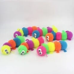 Epik Raupen Farblich Leuchtendes (Farbe Zufällig) Glow Raupen Spielzeug(Farbe Zufällig)