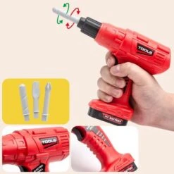 Syntek Werkzeugkasten Für Kinder Simulation Wartungswerkzeug Bohrmaschine Schraubendreher Reparatur Spielhaus Kinderspielzeug 8 Syntek Werkzeugkasten Für Kinder Simulation Wartungswerkzeug Bohrmaschine Schraubendreher Reparatur Spielhaus Kinderspielzeug -Spielzeugladen 30598456 03