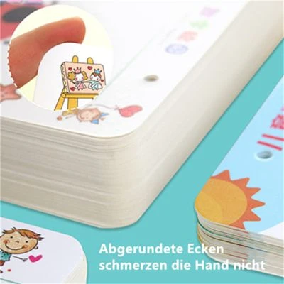 Syntek Interessante Stiftsteuerungs-Praxiskarten Für Kinder Grundlegende Kalligrafie- Und Stiftübungskarten Für Die Früherziehung Von Kindern 4 Syntek Interessante Stiftsteuerungs-Praxiskarten Für Kinder Grundlegende Kalligrafie- Und Stiftübungskarten Für Die Früherziehung Von Kindern – Bild 4