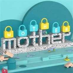 Syntek Lehrmittel Für Die Aufklärung Der Kinder Digitale Briefe Entsperren Brain Puzzle Kinderspielzeug -Spielzeugladen 30598563 03