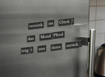 Moses. Verlag Magnetset Magnetische Poesie Alltagspoesie & Wortzauber, 500-tlg. 2 Moses. Verlag Magnetset Magnetische Poesie Alltagspoesie & Wortzauber, 500-tlg. – Bild 2