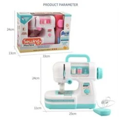 Brightake Kinderspielhaus Elektrische Nähmaschine Spielzeugset Elektrische Nähmaschine Kinderkleingeräte Spielzeug -Spielzeugladen 30627090 04