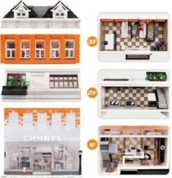 MOULD KING Konstruktionsspielsteine 16021 Architektur Geschäfte MOC Klemmbausteine 3800 Teile -Spielzeugladen 30638010 03