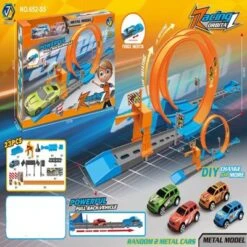 Debuy Spielzeugauto-Set Für Kinder / Zufällige Farben Kinder Metall Katapult Rennspielzeug Set / Zufällige Farben