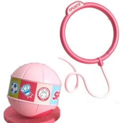 Decome Weicher Kinderseil Fuß Flipball Leuchtender Hüpfball Ballspielzeug Für Die Sinnesschulung