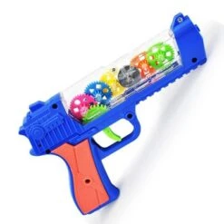 Enbaoxin Elektrische Transparent Getriebe Gun Spielzeug Simulation Sound Und Dazzling Lichter Spielzeug Für Kinder