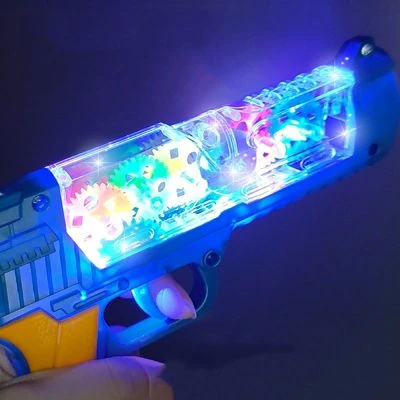 Enbaoxin Elektrische Transparent Getriebe Gun Spielzeug Simulation Sound Und Dazzling Lichter Spielzeug Für Kinder 5 Enbaoxin Elektrische Transparent Getriebe Gun Spielzeug Simulation Sound Und Dazzling Lichter Spielzeug Für Kinder – Bild 5