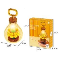 Vicabo Blumen Baustein Mit Glühbirnen Schutzhülle Bausteine Für Kinder -Spielzeugladen 30789957 04