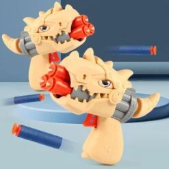 Syntek Cartoon-Form Soft Bullet Gun Kinderspielzeug Schwamm Weiche Kugel Cartoon Drei-Loch Kleine Pistole Kinderspielzeug -Spielzeugladen 30790828 04