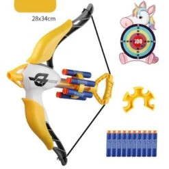 Syntek Interaktives Schießspiel-Set Für Kinder Mit Soft-Bullet-Pistolen Interaktives Zielschießspiel Für Kinder Im Innen- Und Außenbereich, Soft-Bullet-Gun-Spielzeug