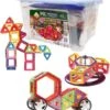 MAGNIKON Magnetische Bausteine “Der Baumeister” - Magnetbau-Set 118-teilig, Magnetbausteine, Ideal Als Konstruktionsspielzeug Zur Förderung Von Kreativität & Motorik, Spielzeug Für Kinder Ab 3 Jahre