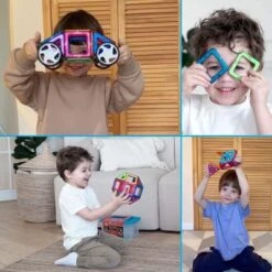 MAGNIKON Magnetische Bausteine “Der Baumeister” - Magnetbau-Set 118-teilig, Magnetbausteine, Ideal Als Konstruktionsspielzeug Zur Förderung Von Kreativität & Motorik, Spielzeug Für Kinder Ab 3 Jahre 8 MAGNIKON Magnetische Bausteine “Der Baumeister” - Magnetbau-Set 118-teilig, Magnetbausteine, Ideal Als Konstruktionsspielzeug Zur Förderung Von Kreativität & Motorik, Spielzeug Für Kinder Ab 3 Jahre -Spielzeugladen 30797107 03