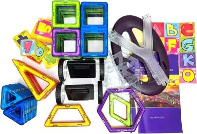 MAGNIKON Magnetische Bausteine “Der Baumeister” - Magnetbau-Set 118-teilig, Magnetbausteine, Ideal Als Konstruktionsspielzeug Zur Förderung Von Kreativität & Motorik, Spielzeug Für Kinder Ab 3 Jahre 4 MAGNIKON Magnetische Bausteine “Der Baumeister” - Magnetbau-Set 118-teilig, Magnetbausteine, Ideal Als Konstruktionsspielzeug Zur Förderung Von Kreativität & Motorik, Spielzeug Für Kinder Ab 3 Jahre – Bild 4