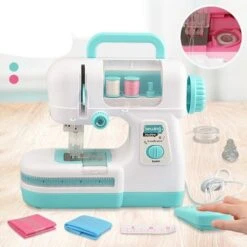 Syntek Elektrische Nähmaschine Kinderkleingeräte Spielzeug Kinderspielhaus Elektrische Nähmaschine Spielzeugset -Spielzeugladen 30819926 03