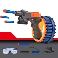 Syntek Hand Ring Elektrische Wiederholung Gun Hohe Kapazität Kinder Schießen Interaktive Spielzeug Waffe