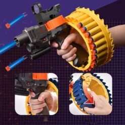 Syntek Hand Ring Elektrische Wiederholung Gun Hohe Kapazität Kinder Schießen Interaktive Spielzeug Waffe -Spielzeugladen 30819975 05