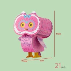 SHAOKE Zusammengebautes Modell Spielzeug Für Die Früherziehung Dreidimensionales Puzzle Tiere Kinder Handgefertigt Diy Papier Lernspiele