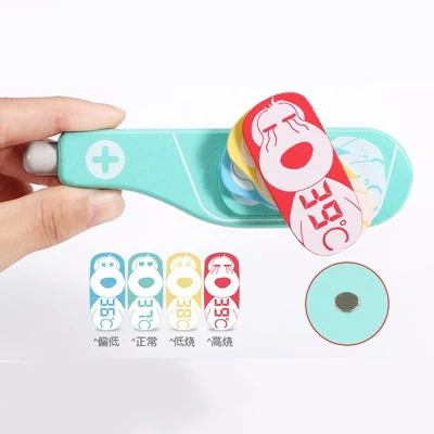 Enbaoxin Holzsimulation Arzt Spielzeugset Kinderkrankenschwester-Stoff-Arzt-Spielzeug 6 Enbaoxin Holzsimulation Arzt Spielzeugset Kinderkrankenschwester-Stoff-Arzt-Spielzeug – Bild 6